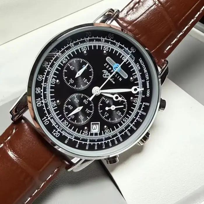 Nouvelle montre Zeppelin classique rétro automatique avec date pour homme