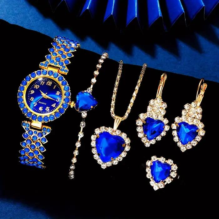 Ensemble de bijoux et de montres élégants pour femmes