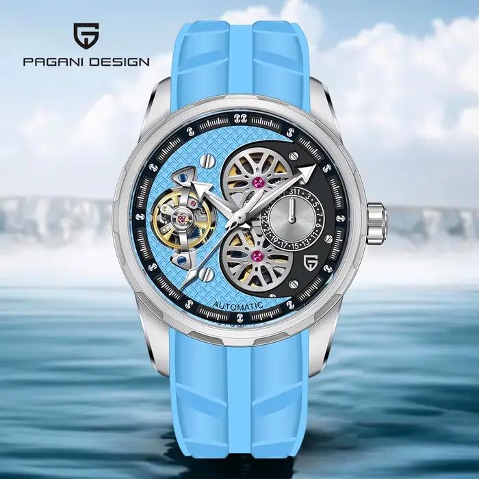 PAGANI DESIGN – montre mécanique à Tourbillon pour hommes