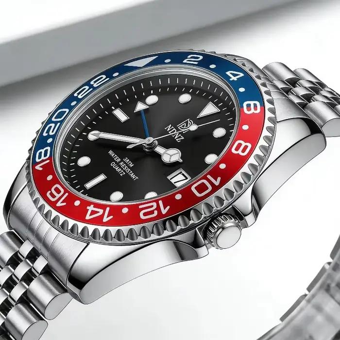 Montre GMT à lunette bicolore NDNZ