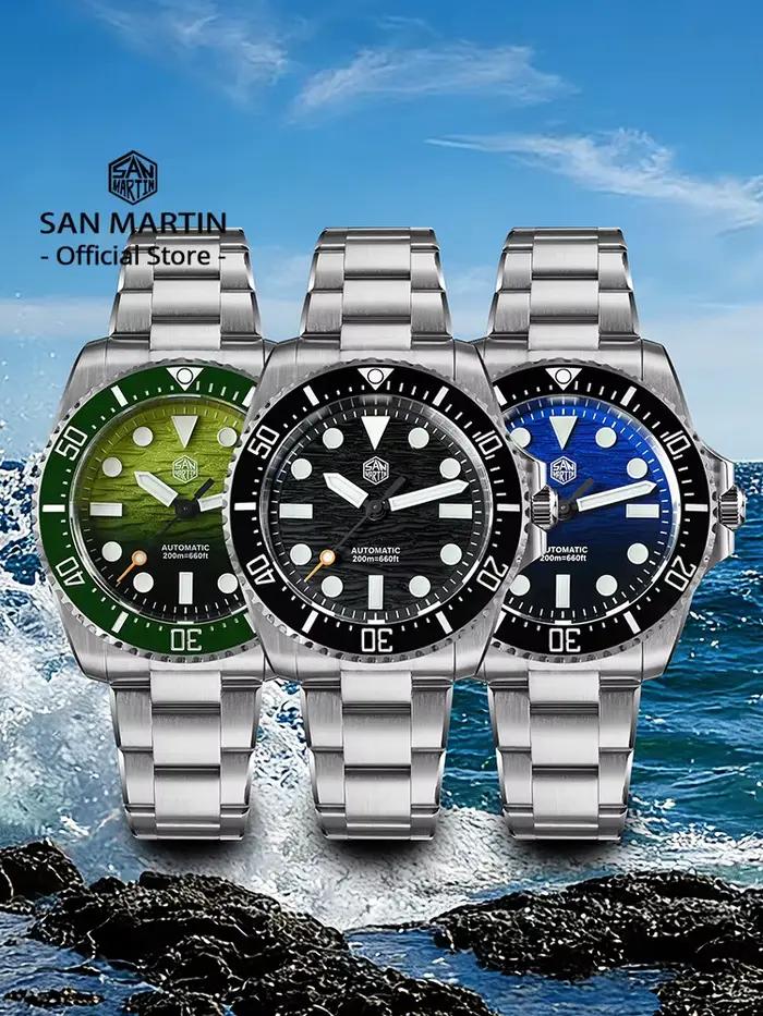 Montre de plongée pour homme San Martin 2026