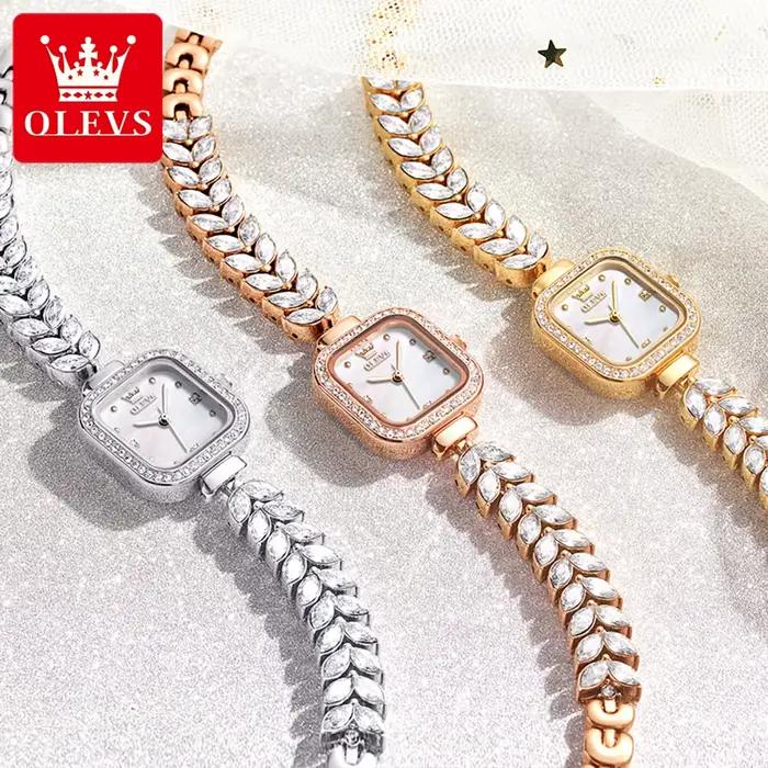 OLEVS 9987 montre pour femme cadran carré