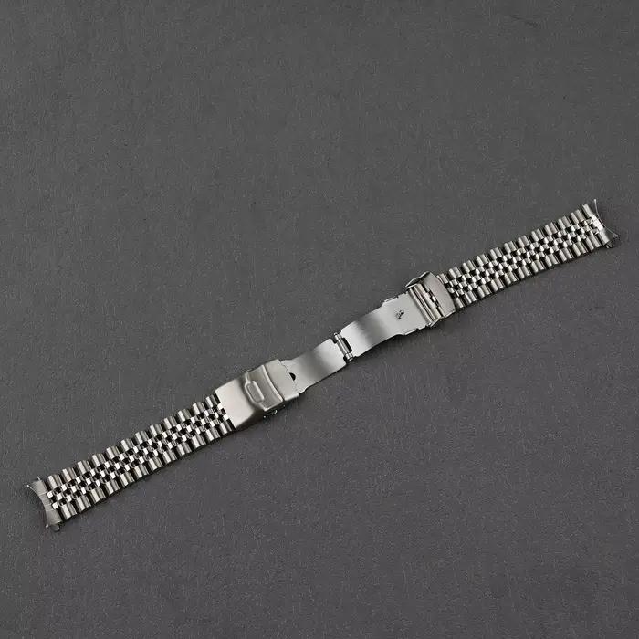 Pour Seiko Presage SSA343 Cocktail Time 20mm argent jubilé acier Bracelet de montre