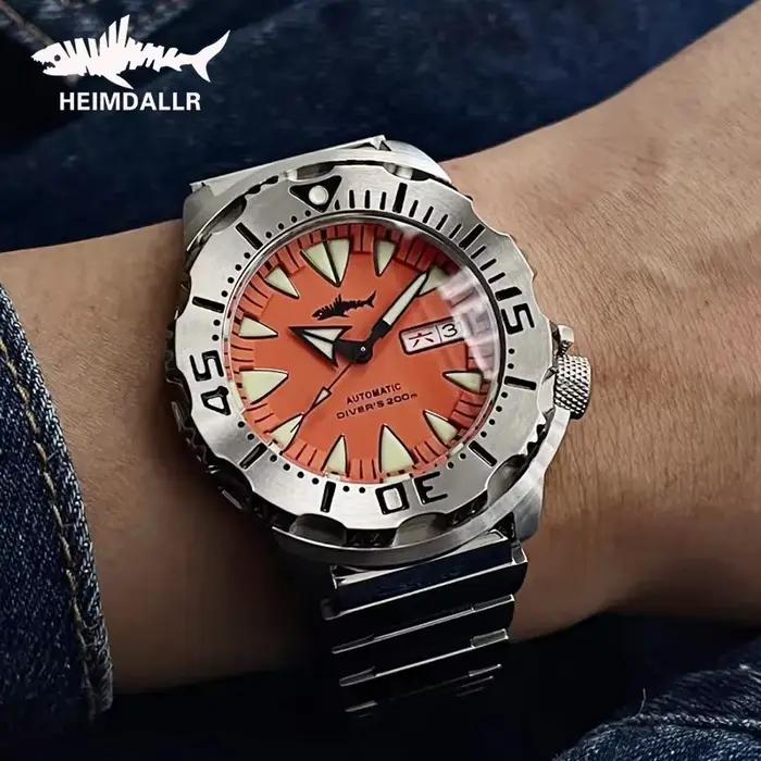HEIMDALLR V2 montre automatique pour hommes NH36A verre saphir mécanique