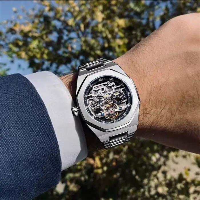 Montre mécanique automatique de luxe pour hommes