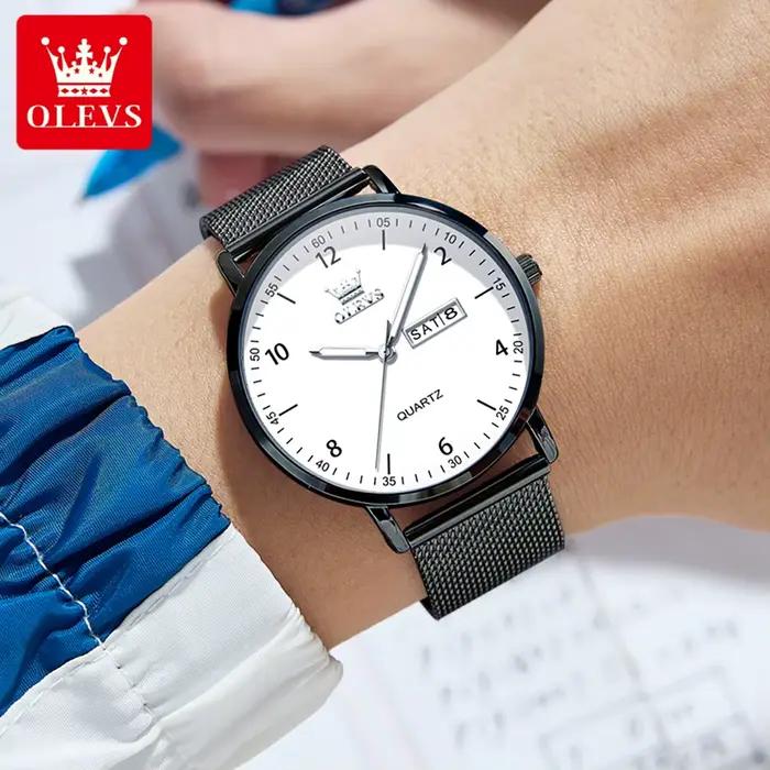 Montres à quartz originales OLEVS pour hommes
