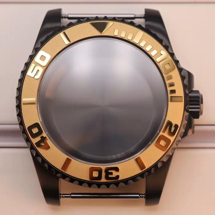 Boîtier de montre en verre saphir pour homme