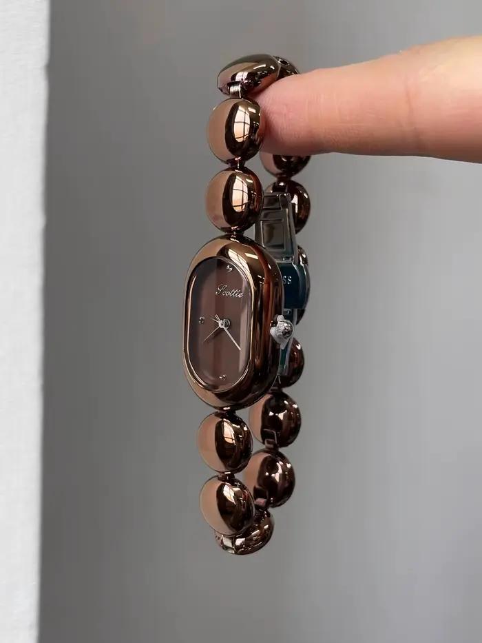 Montre femme pour filles poignet Quartz Reloj argent gris or Orologio dames luxe forme ovale montre-bracelet en acier inoxydable horloge