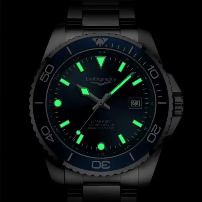 Montre à quartz de luxe pour homme