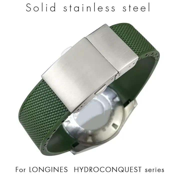 Bracelet de montre étanche en caoutchouc et silicone