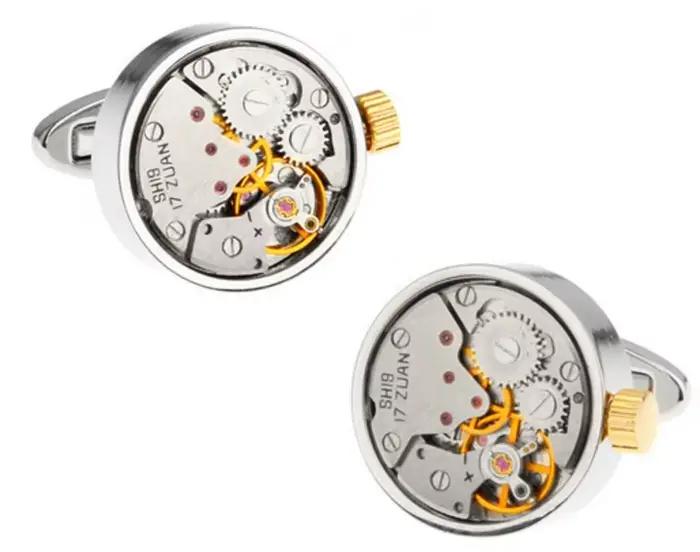 Boutons de manchette de montre pour hommes