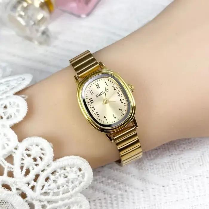 Offre spéciale montre à Quartz pour femmes mode cadran ovale