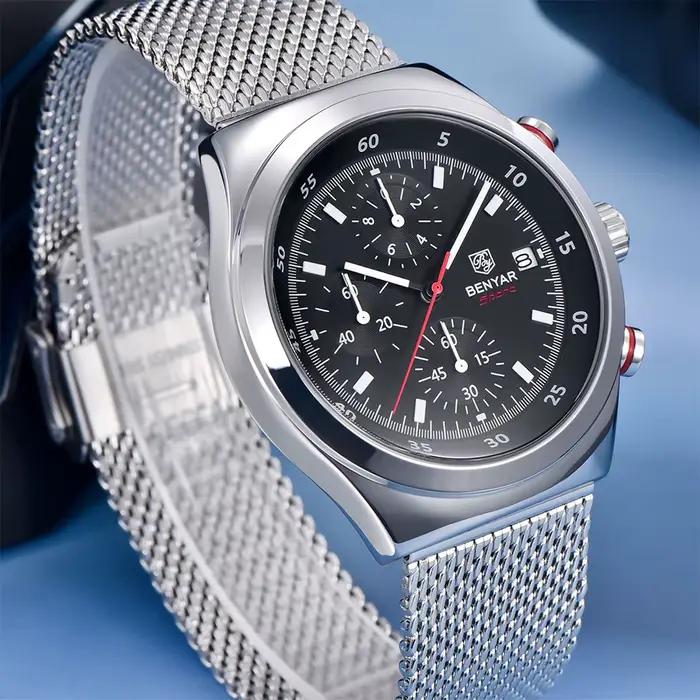BENYAR nouveaux hommes montre 42mm