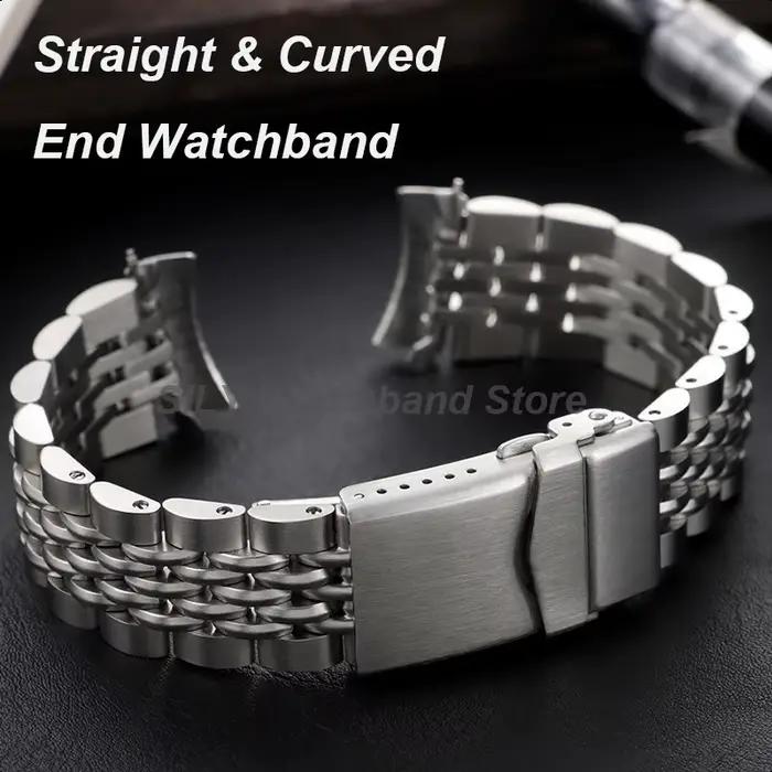 Bracelet de montre à maillons à vis