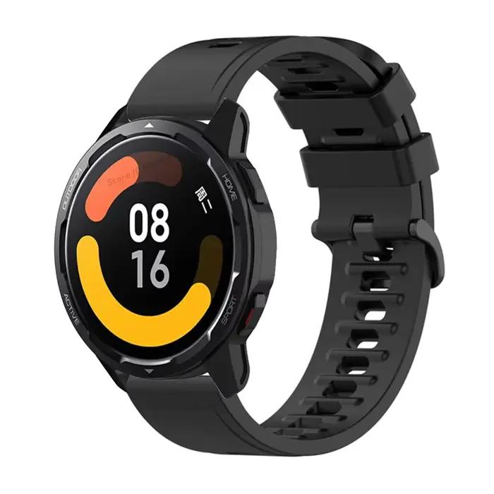 Bracelet de sport en silicone pour montre connectée Xiaomi Watch S1 Active élégant et résistant pour homme et femme occasions sportives et quotidiennes