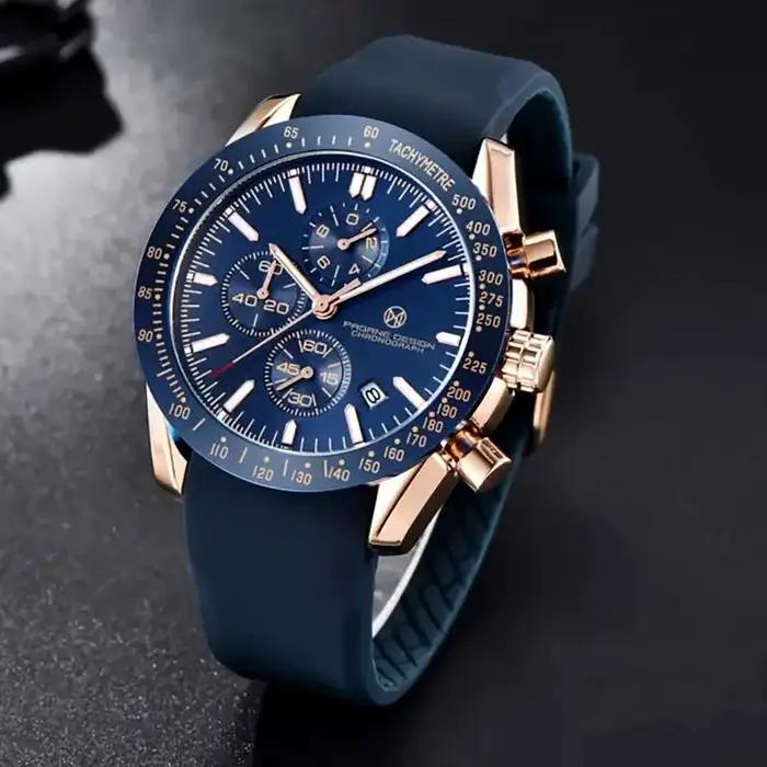PAGRNE Design – montre à Quartz automatique pour hommes