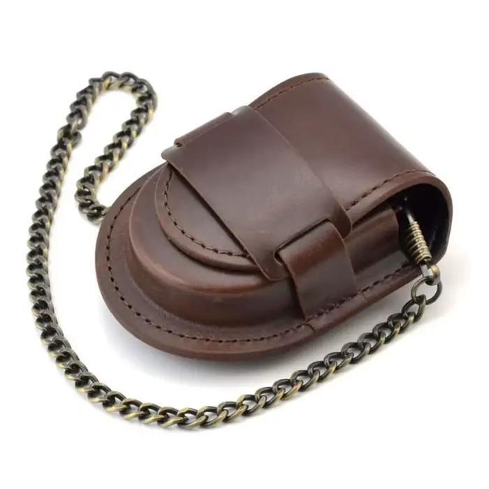 Pochette de montre en cuir