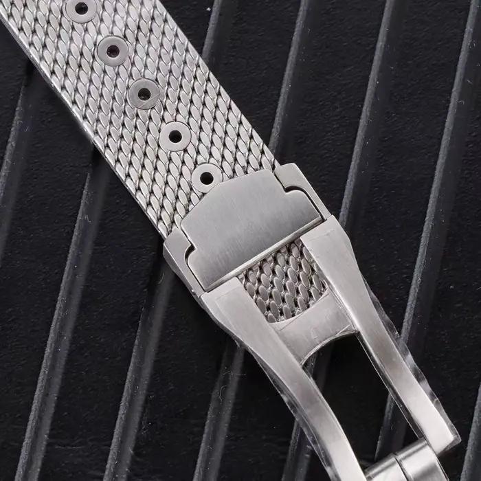 Pour OMEGA Seamaster 007 No Time To Die édition limitée 20mm bande De Ville Bracelet en maille milanaise