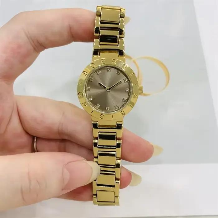 Montre Quartz Femmes Design Vintage Cadran Orologio Luxe Bracelet Acier Inoxydable Occasions Spéciales