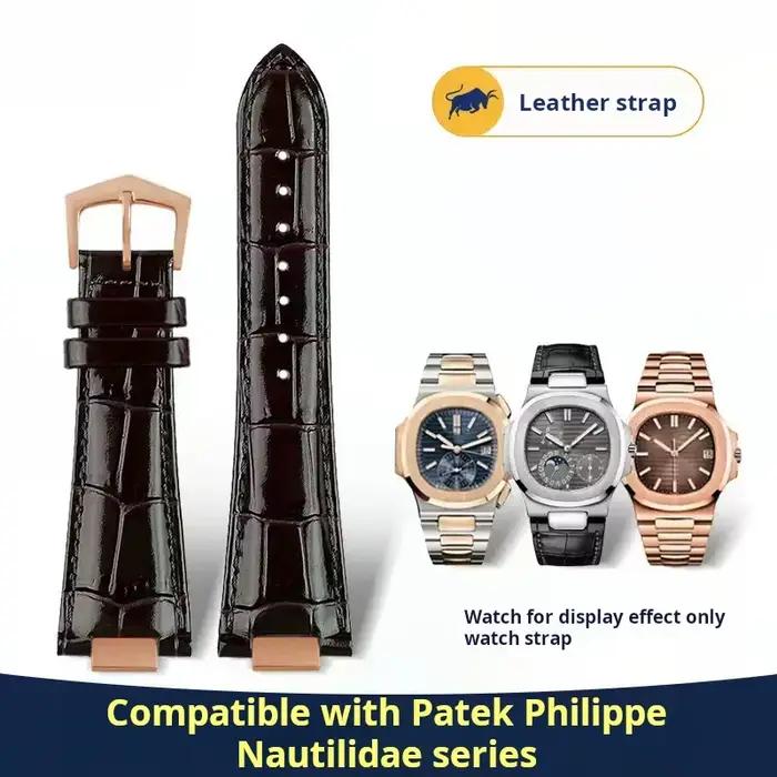 Pour Patek Philippe Nautilus 5711 5712g 5724 5726 Bracelet de montre 25X13mm