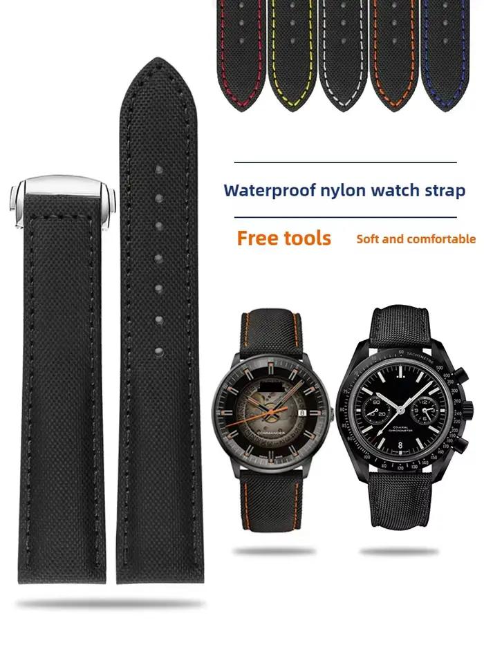 Bracelet de montre en toile et Nylon pour hommes