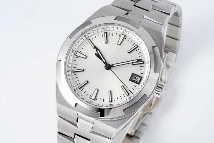 Overseas-ANGLANG 4500V Montres pour hommes Montre mécanique automatique 40MM Bracelet en acier