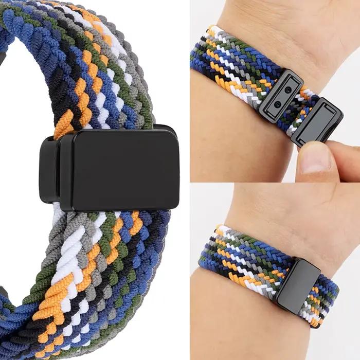 Bracelet Velcro tressé Coros pour homme et femme avec parachute buckle pour montres Coros Apex et Pace polyvalent et élégant pour toutes les occasions
