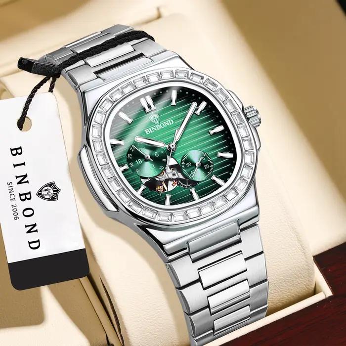 Montre automatique tourbillon BINBOND originale pour homme