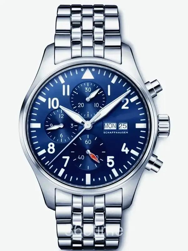 Montre mécanique automatique personnalisée style rétro thème Le Petit Prince pour homme couleurs argent bleu brun ocassions spéciales