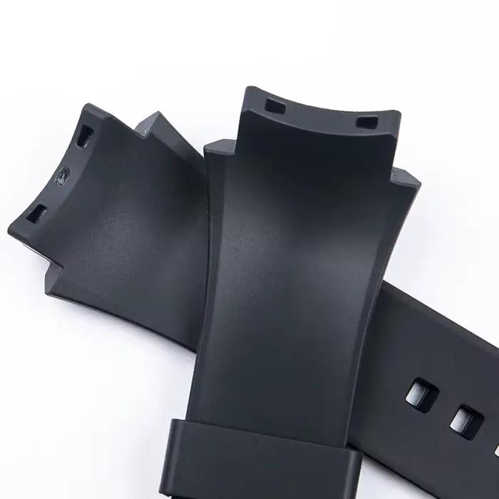 Bracelet de montre en caoutchouc pour Gucci YA137/YA137107A