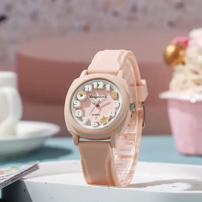 Nouvelle montre GREALY en silicone avec mouvement quartz pour femmes élégante et décontractée pour toutes occasions