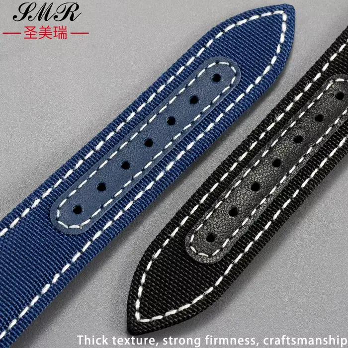 Pour Omega Speedmaster bracelet en toile de Nylon couturière DE VILLE
