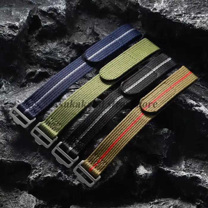 Bracelet de montre en nylon 20mm 22mm pour Seiko