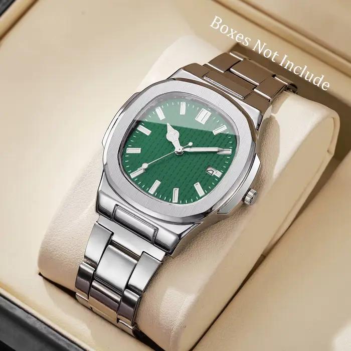 Montre yolako carrée de luxe homme quartz avec fermoir pliant pour occasions spéciales et mode décontracté