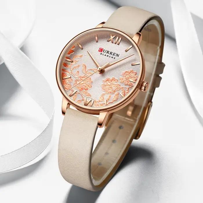 Montre à quartz classique pour femme CURREN 9065