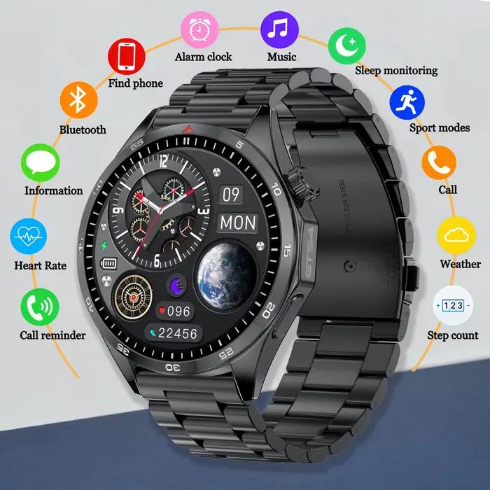 LEMFO Montre Connectée Homme Femme 1.5" 360*360 Écran haute définition