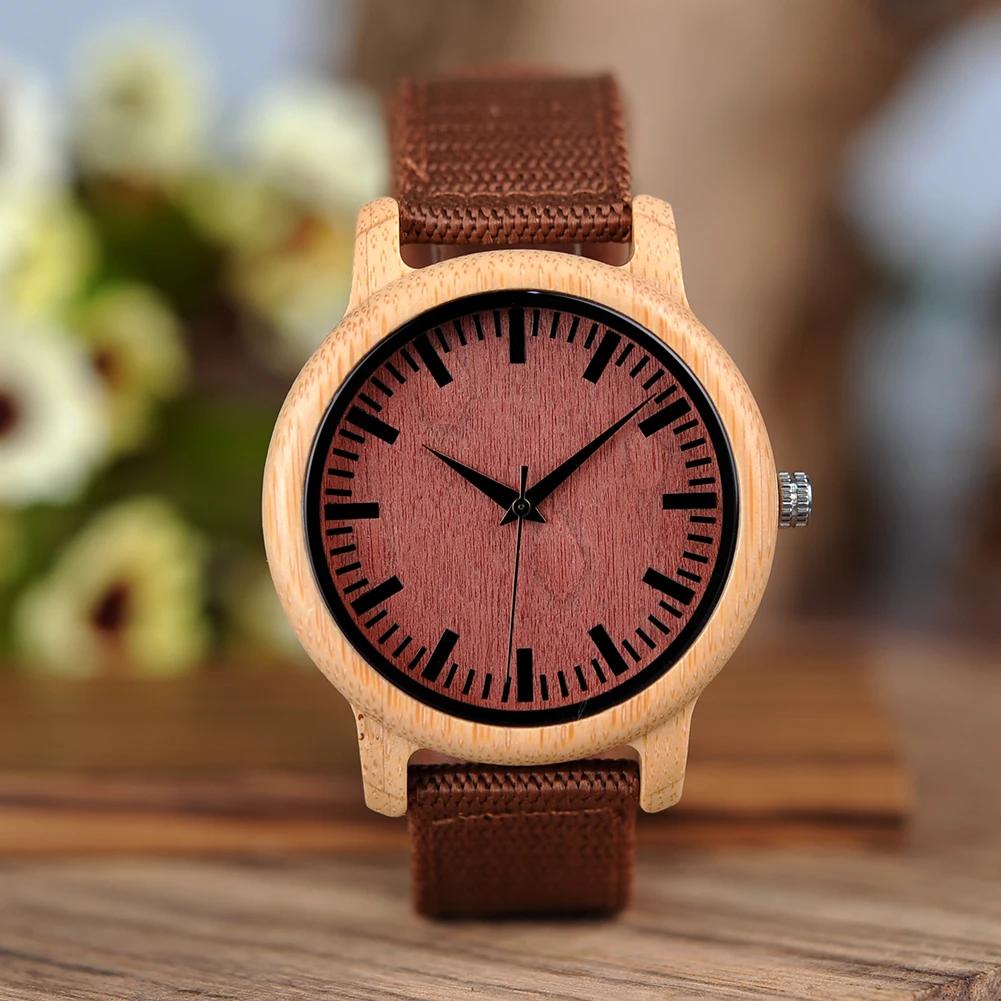 BOBO BIRD-Montres-bracelets en bois de bambou, mouvement japonais ata yota, marque de mode, designer