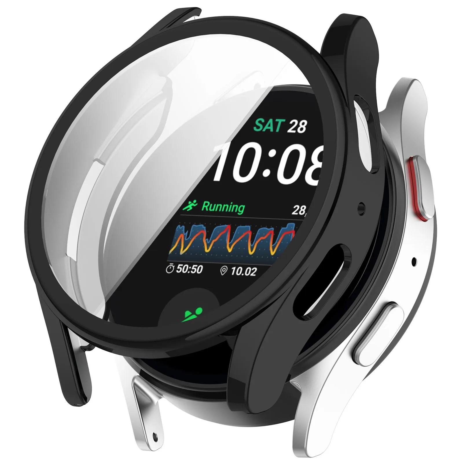 Étui de protection complet pour Samsung Galaxy Watch 7, 40mm 44mm, protecteur d'écran en TPU souple,