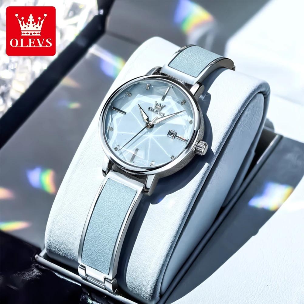 OLEVS 5656 montre pour femme élégante luxe étanche Moonswatch montre mécanique pour femmes échelle r