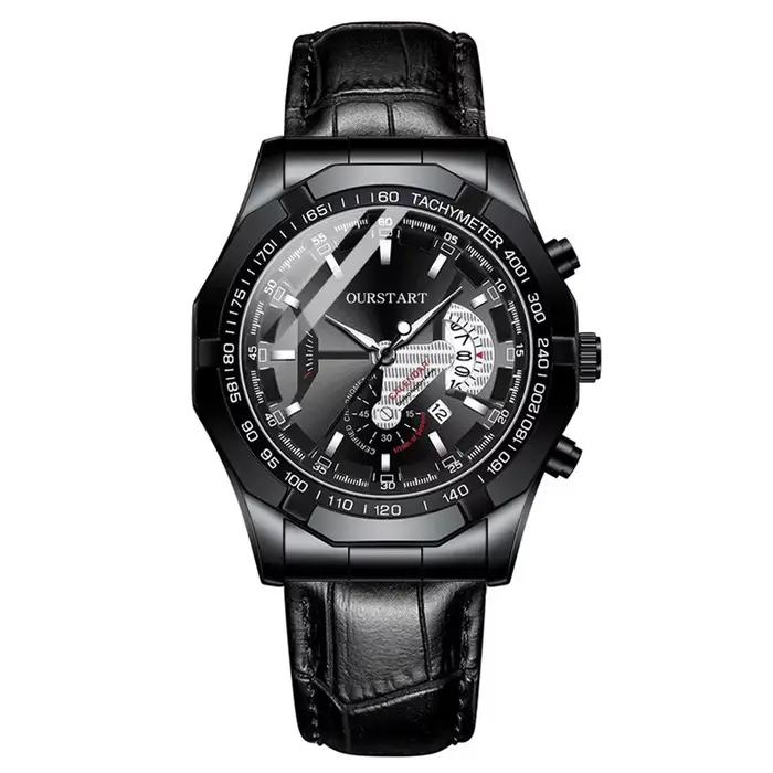 Montres à quartz pour hommes, montre classique à quartz avec calendrier, montre-bracelet de luxe hau