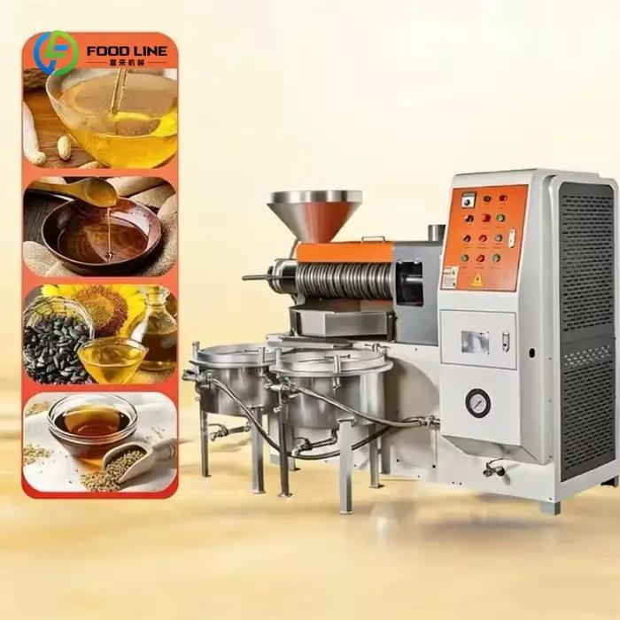 Broyeur à marteaux automatique pour graines de tournesol, équipement de traitement efficace pour l'e