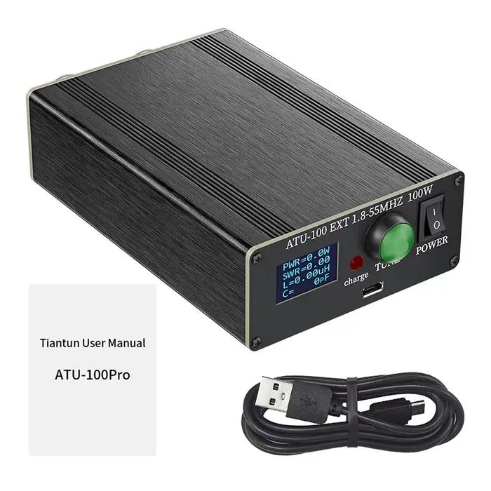 Tuner d'antenne automatique ATU-100 Pro+ 150W 1,8 MHz-55 MHz avec écran OLED, modèle Atu100 assemblé