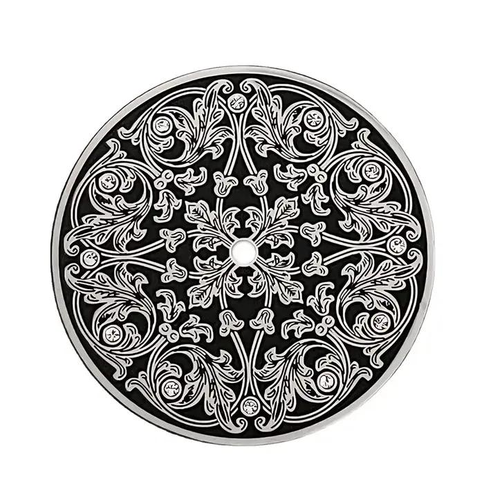 Cadran de montre Vintage 39mm pour remplacement de mouvement ETA 6497, cadran à fleurs gravé, cadran