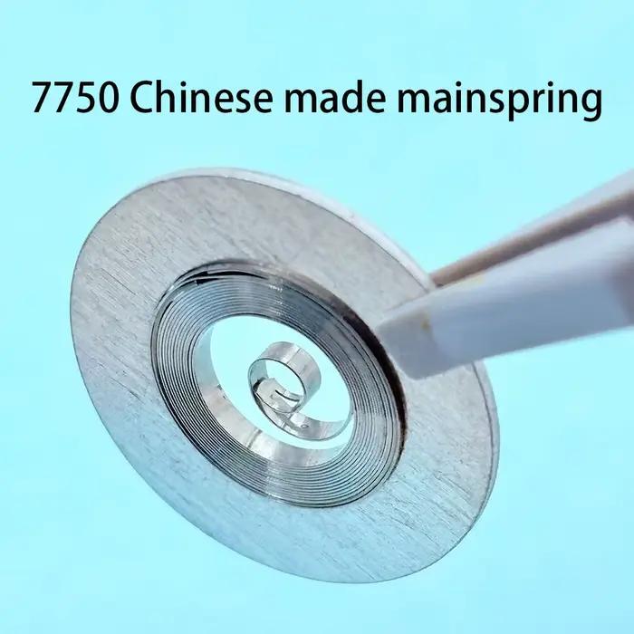 Accessoires de mouvement de montre mécanique 7750, ressort de remontoir fabriqué en Chine pour mouve
