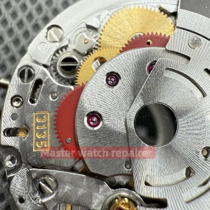 VSF 3135 mouvement mécanique automatique balancier bleu montre