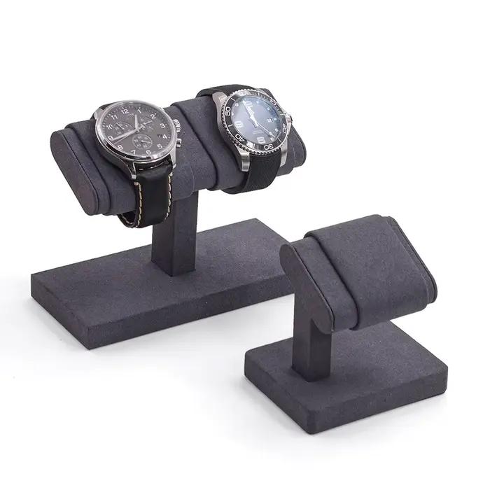 Support de Présentation pour Montres en Velours Noir