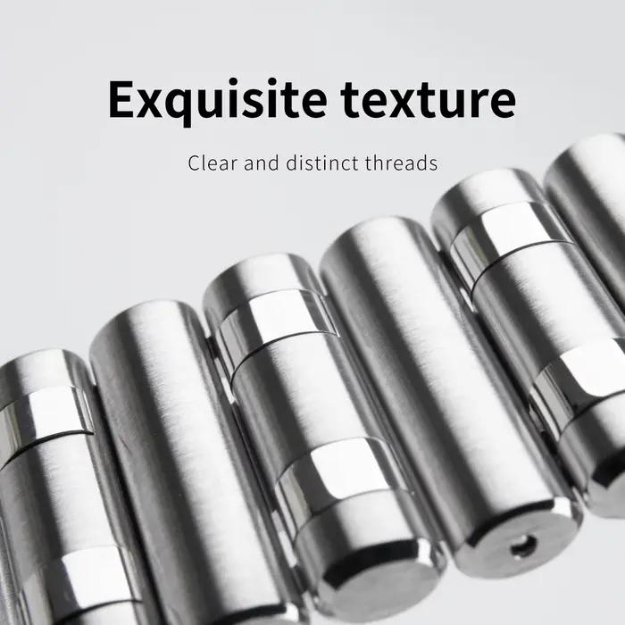 Bracelet de montre en acier inoxydable massif de qualité supérieure