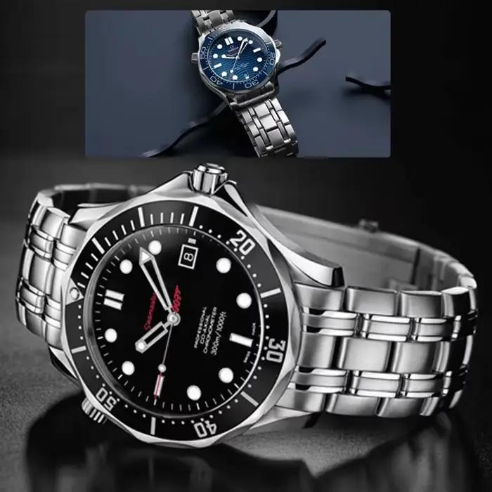 Bracelets de montre en acier inoxydable pour hommes, bracelet en métal, accessoires de montre, bracelet, Omega, Planet, Océan, HouseseABiens TER, 600