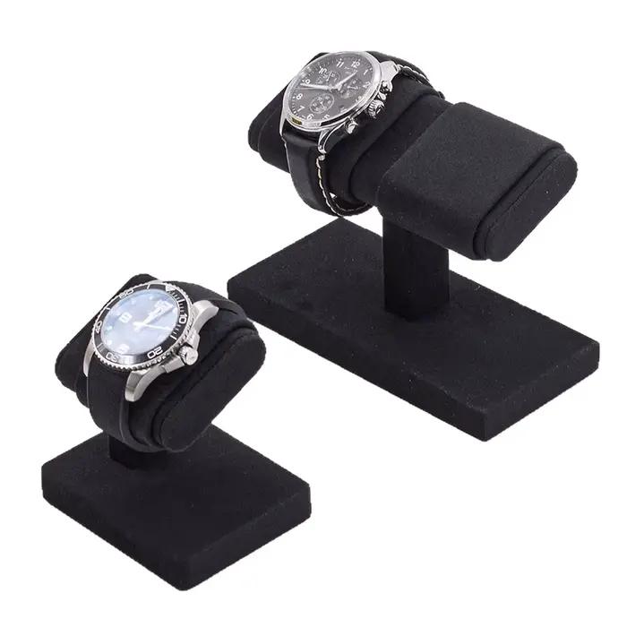 Support de Présentation pour Montres en Velours Noir