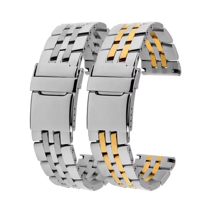 Bracelet de montre en acier inoxydable massif